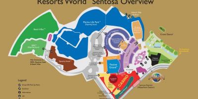 Resorts World Sentosa газрын зураг