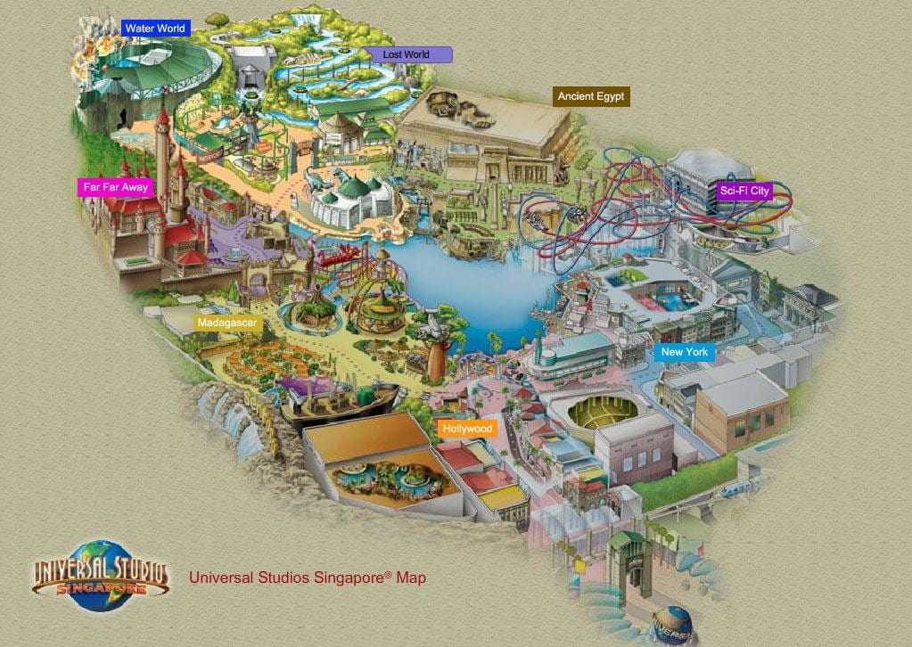 resorts world sentosa газрын зураг