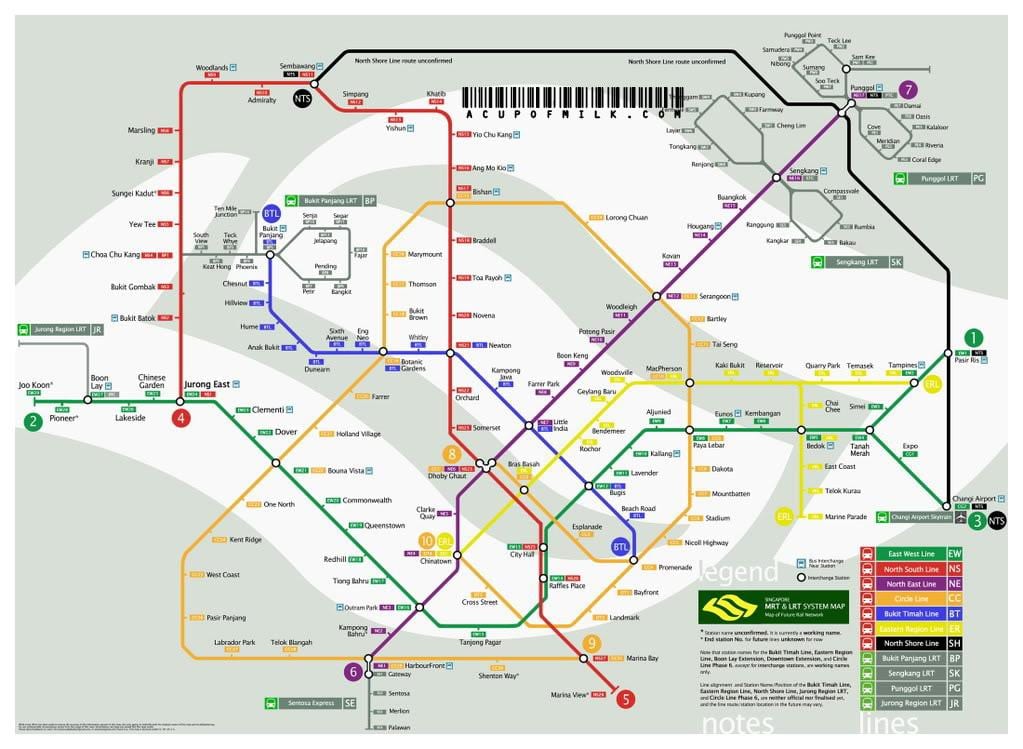 зураг Сингапур mrt