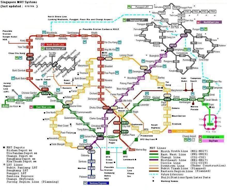 mrt 7 станцууд нь газрын зураг