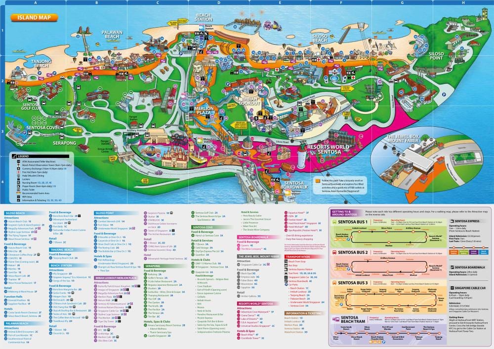 sentosa газрын зураг татах