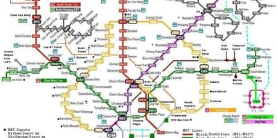 Mrt 7 станцууд нь газрын зураг